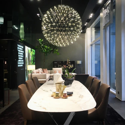 Stelliora | Lustre Boule LED – Éclat étoilé design contemporain