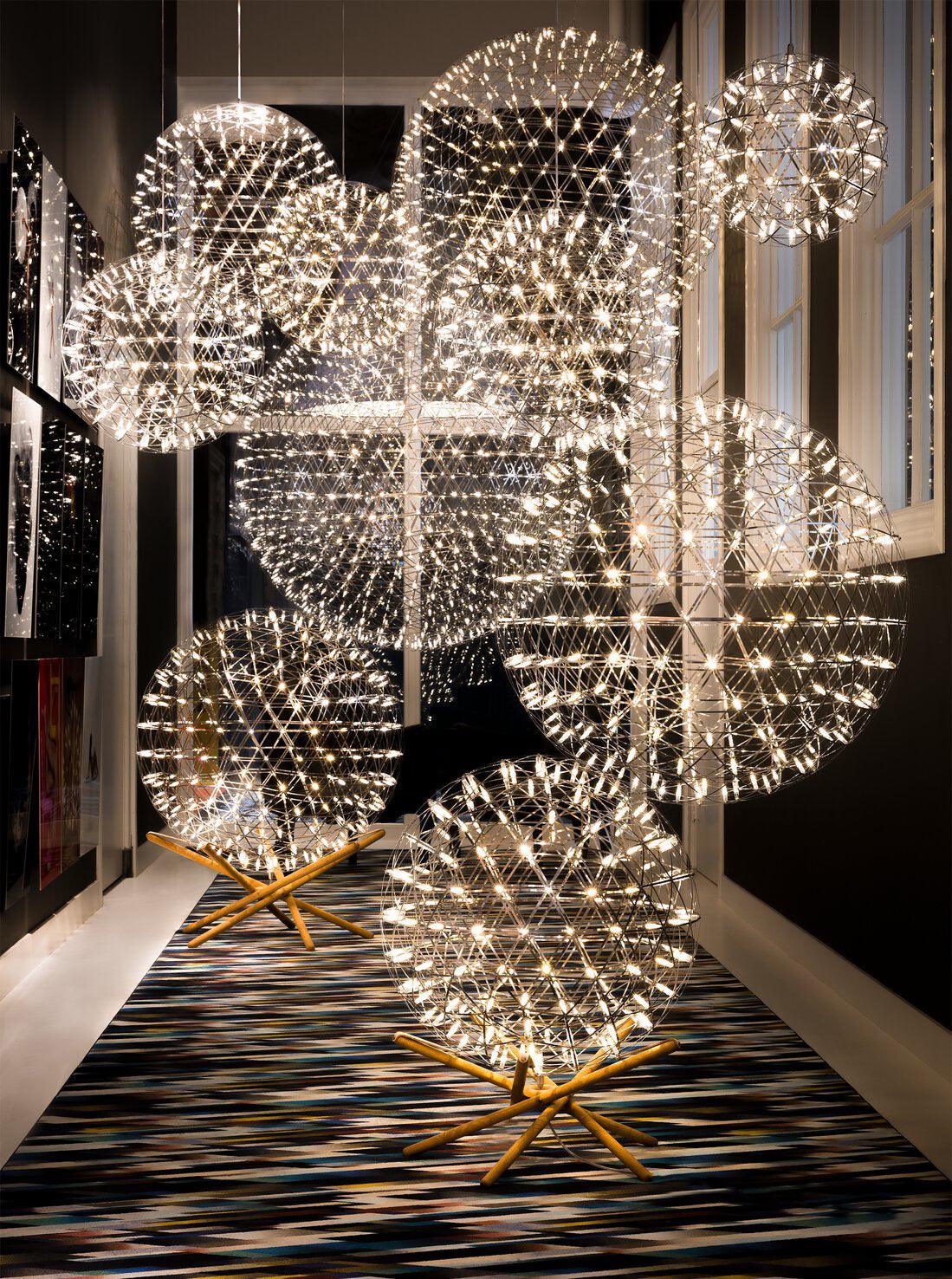 Stelliora | Lustre Boule LED – Éclat étoilé design contemporain
