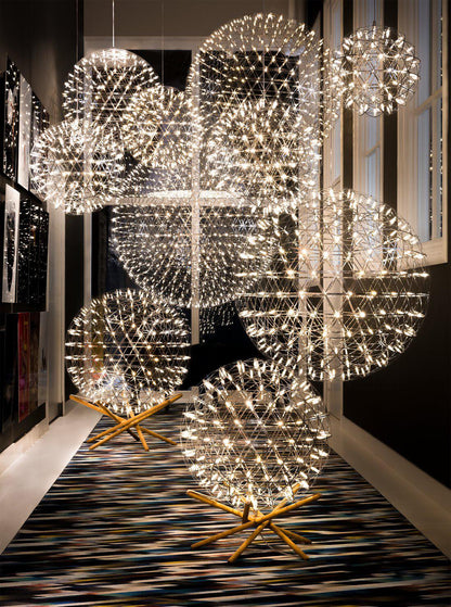 Stelliora | Lustre Boule LED – Éclat étoilé design contemporain