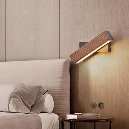 Valoria | Applique Murale LED – Bois Naturel et Ambiance Cosy