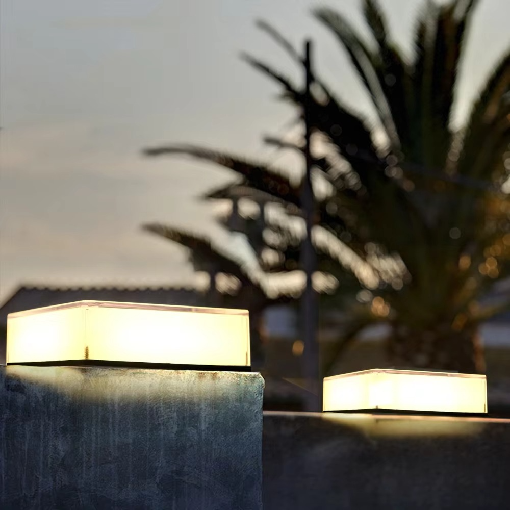 LightCrest | Lampe Solaire Design – Éclairage Élégant Extérieur