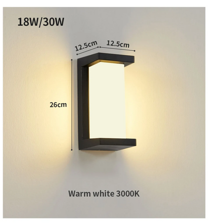 Veyra | Applique Murale LED – Design Contemporain avec Capteur Automatique