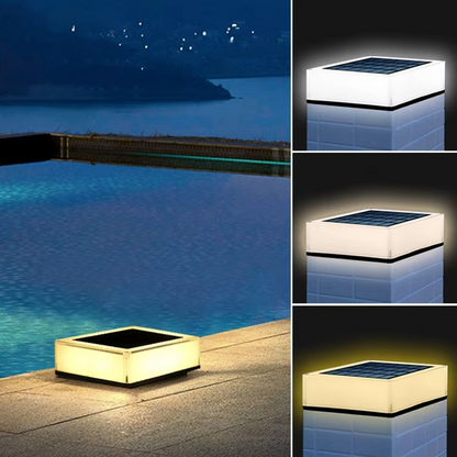 LightCrest | Lampe Solaire Design – Éclairage Élégant Extérieur