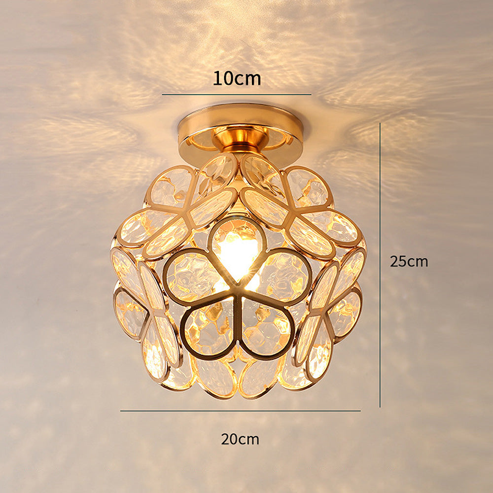 Aurivelle | Plafonnier en Verre – Élégance Unique et Lumière Douce