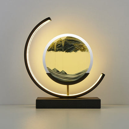 Éternia | Lampe Décorative LED – Paysages de sable apaisants