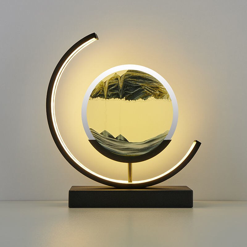 Éternia | Lampe Décorative LED – Paysages de sable apaisants