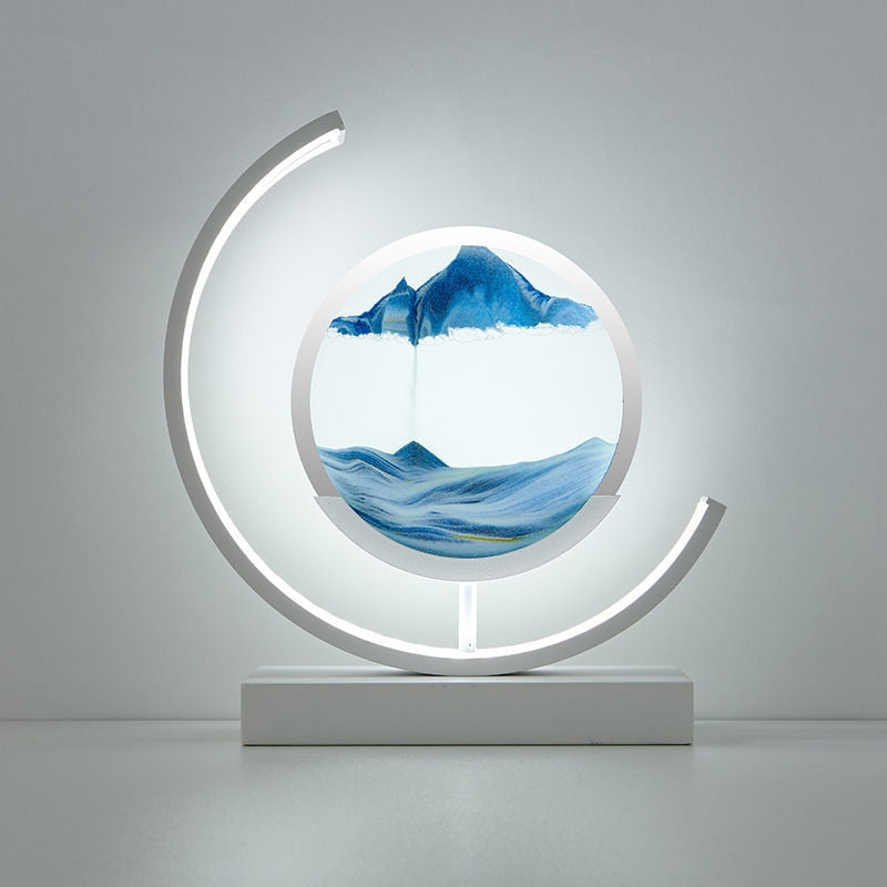 Éternia | Lampe Décorative LED – Paysages de sable apaisants