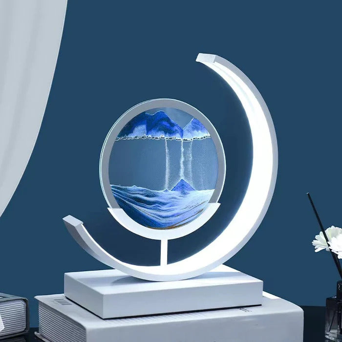 Éternia | Lampe Décorative LED – Paysages de sable apaisants