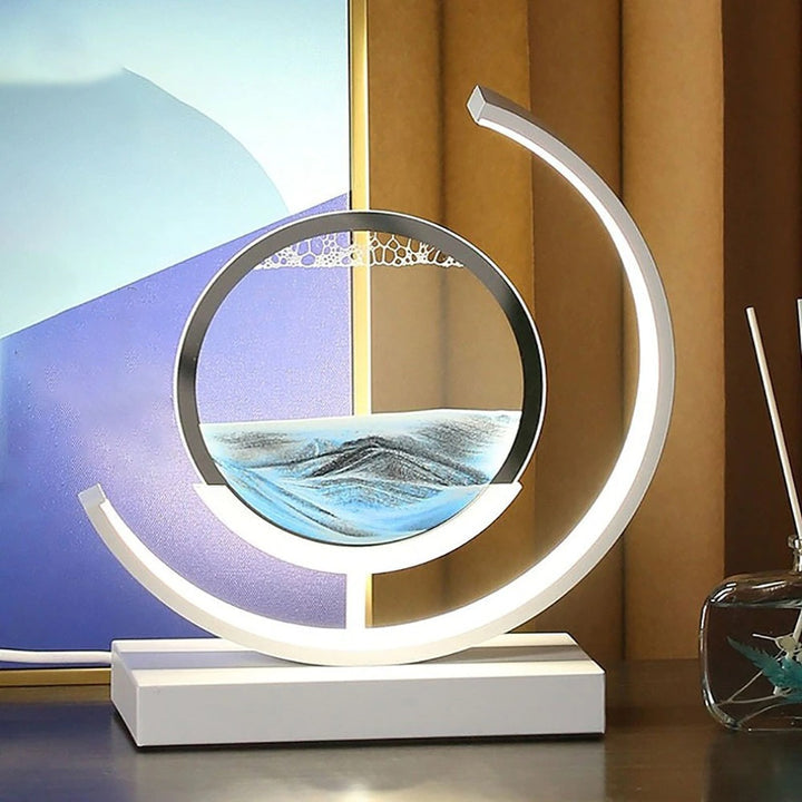 Éternia | Lampe Décorative LED – Paysages de sable apaisants