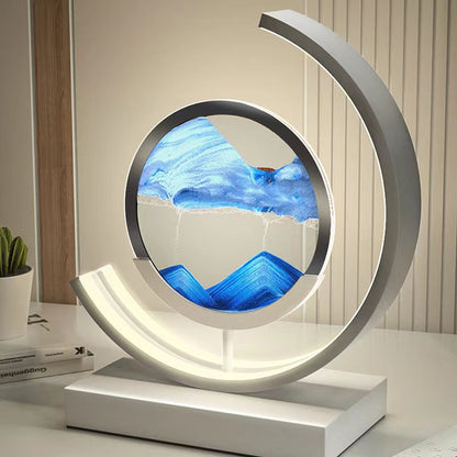 Éternia | Lampe Décorative LED – Paysages de sable apaisants