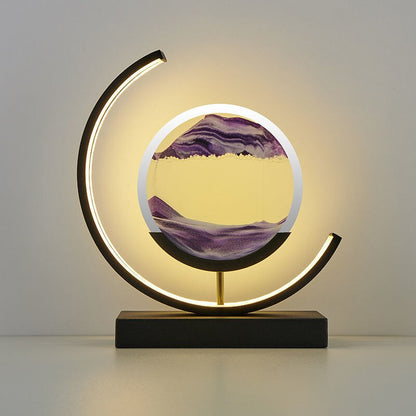 Éternia | Lampe Décorative LED – Paysages de sable apaisants
