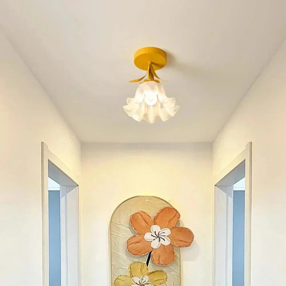 Claréa | Lampe de Plafond – Charme Tiffany Intemporel
