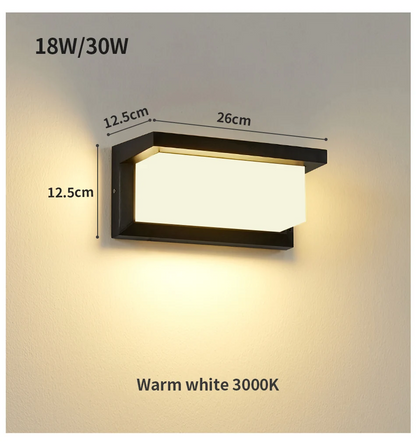Veyra | Applique Murale LED – Design Contemporain avec Capteur Automatique