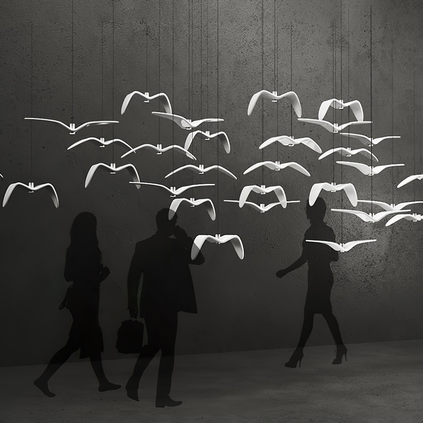 Alvoria | Lustre LED – Élégance Aérienne et Design Minimaliste