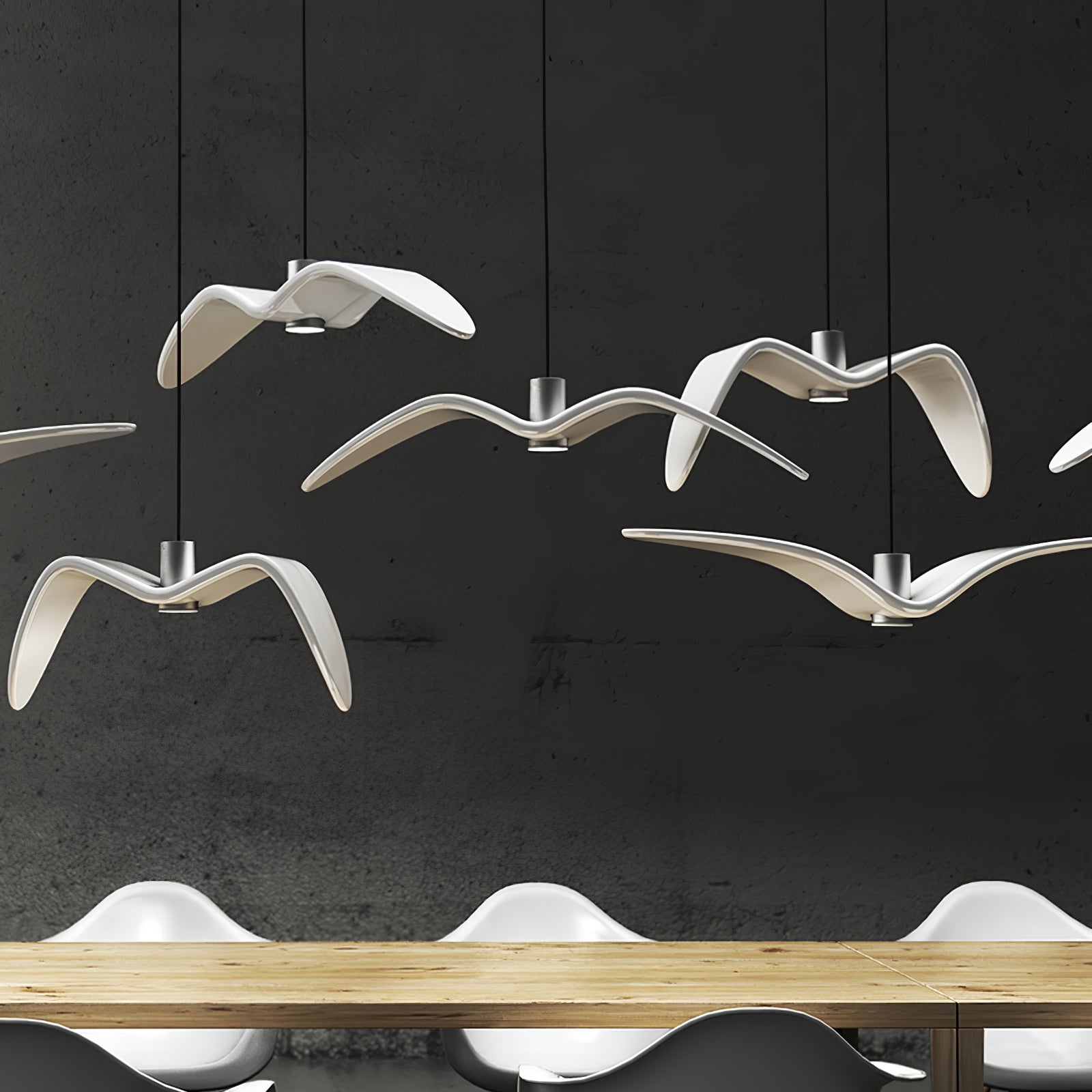 Alvoria | Lustre LED – Élégance Aérienne et Design Minimaliste