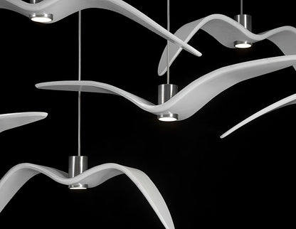 Alvoria | Lustre LED – Élégance Aérienne et Design Minimaliste