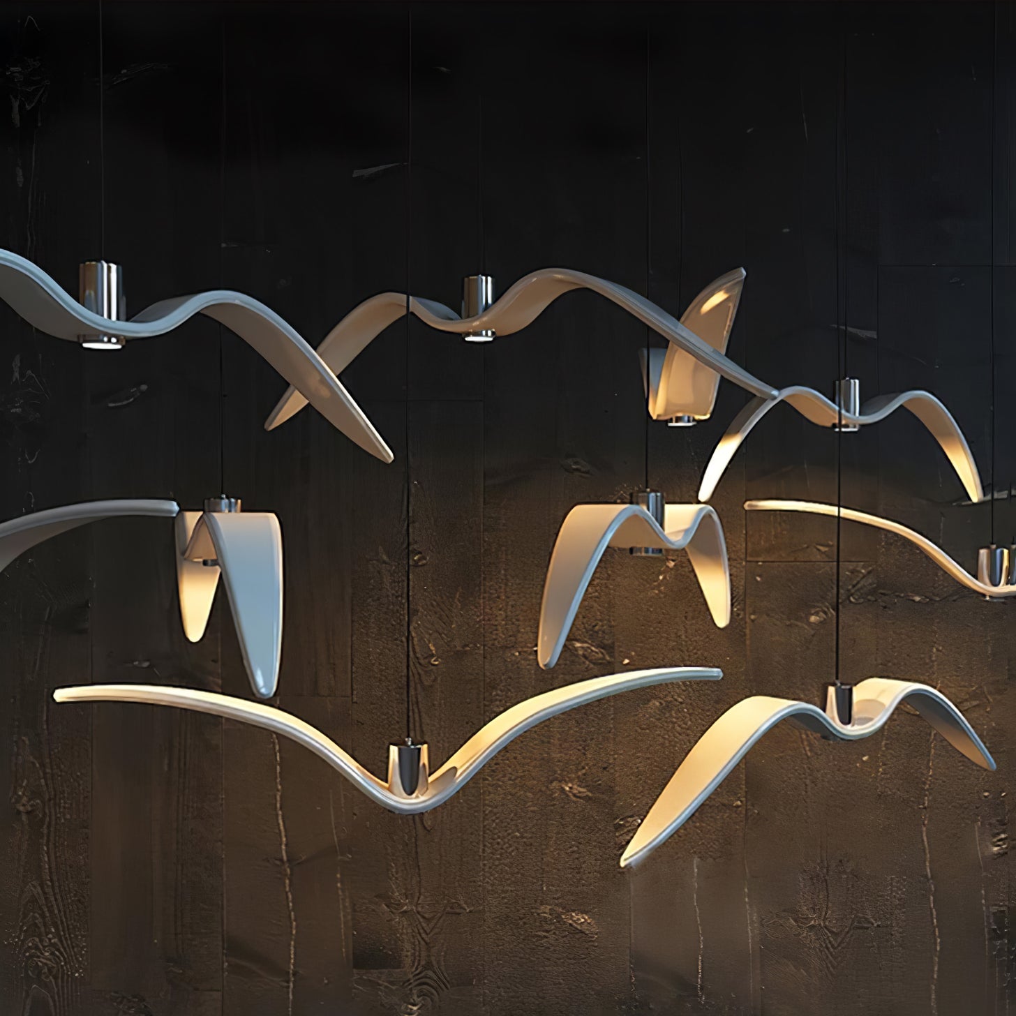 Alvoria | Lustre LED – Élégance Aérienne et Design Minimaliste