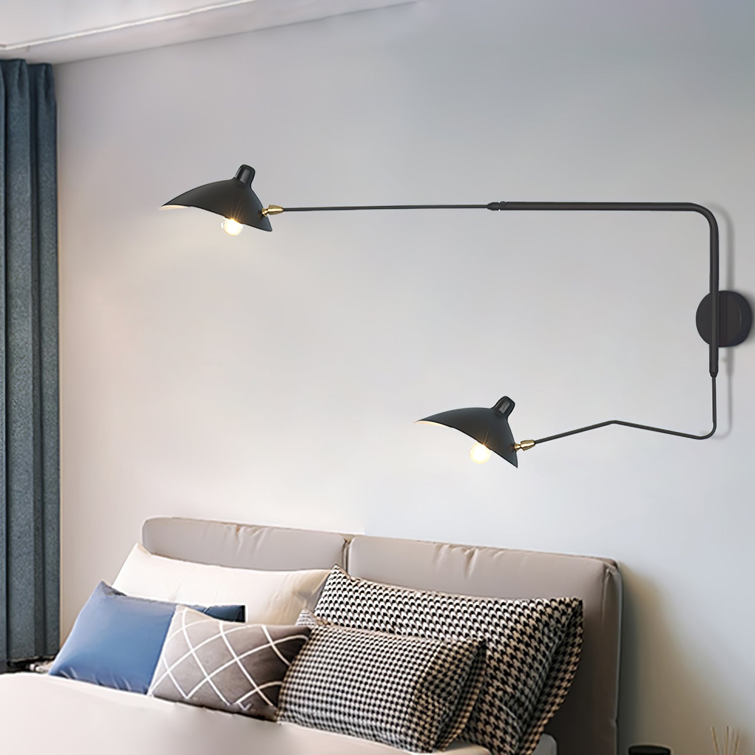 Améthia | Applique Murale – Design Élancé et Rotation Indépendante