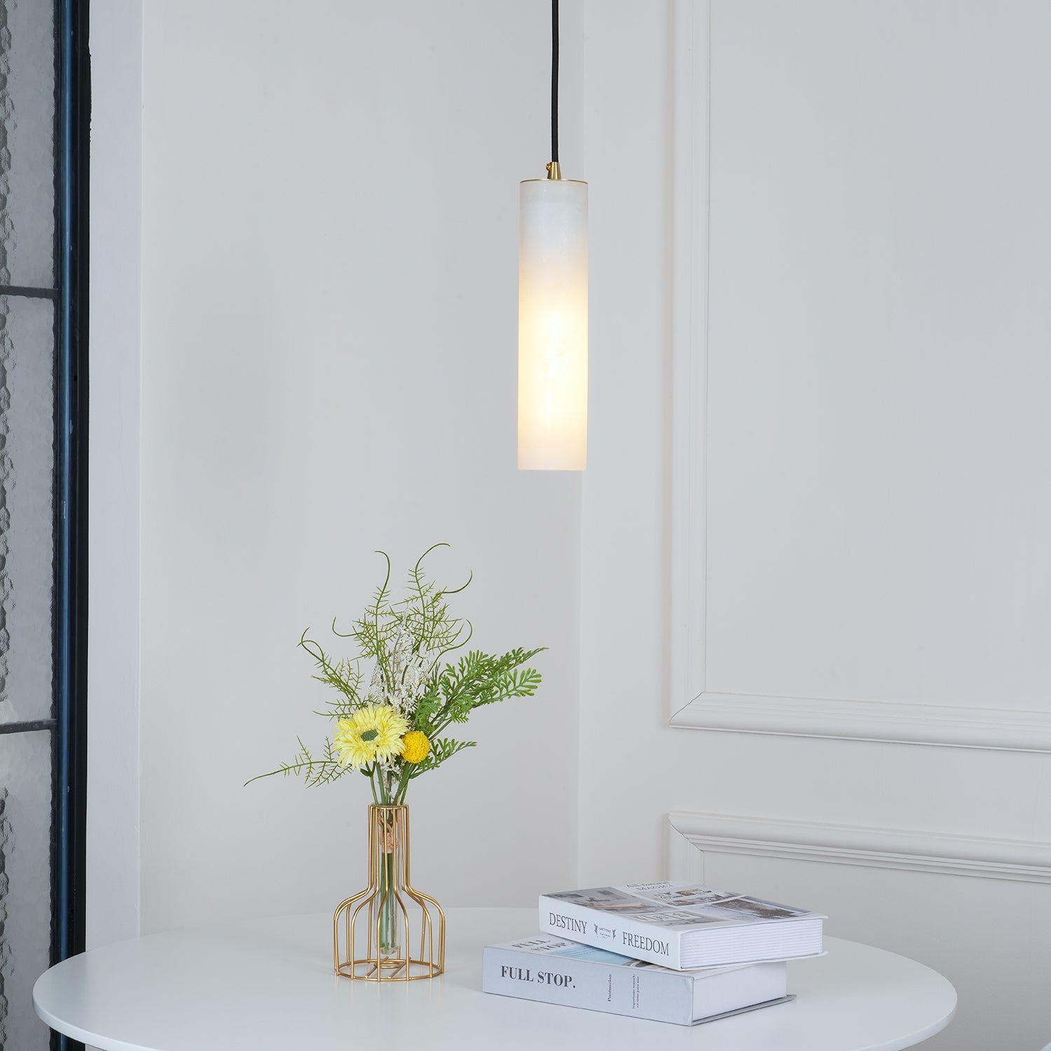 Soliande | Suspension en Albâtre – Design architectural raffiné