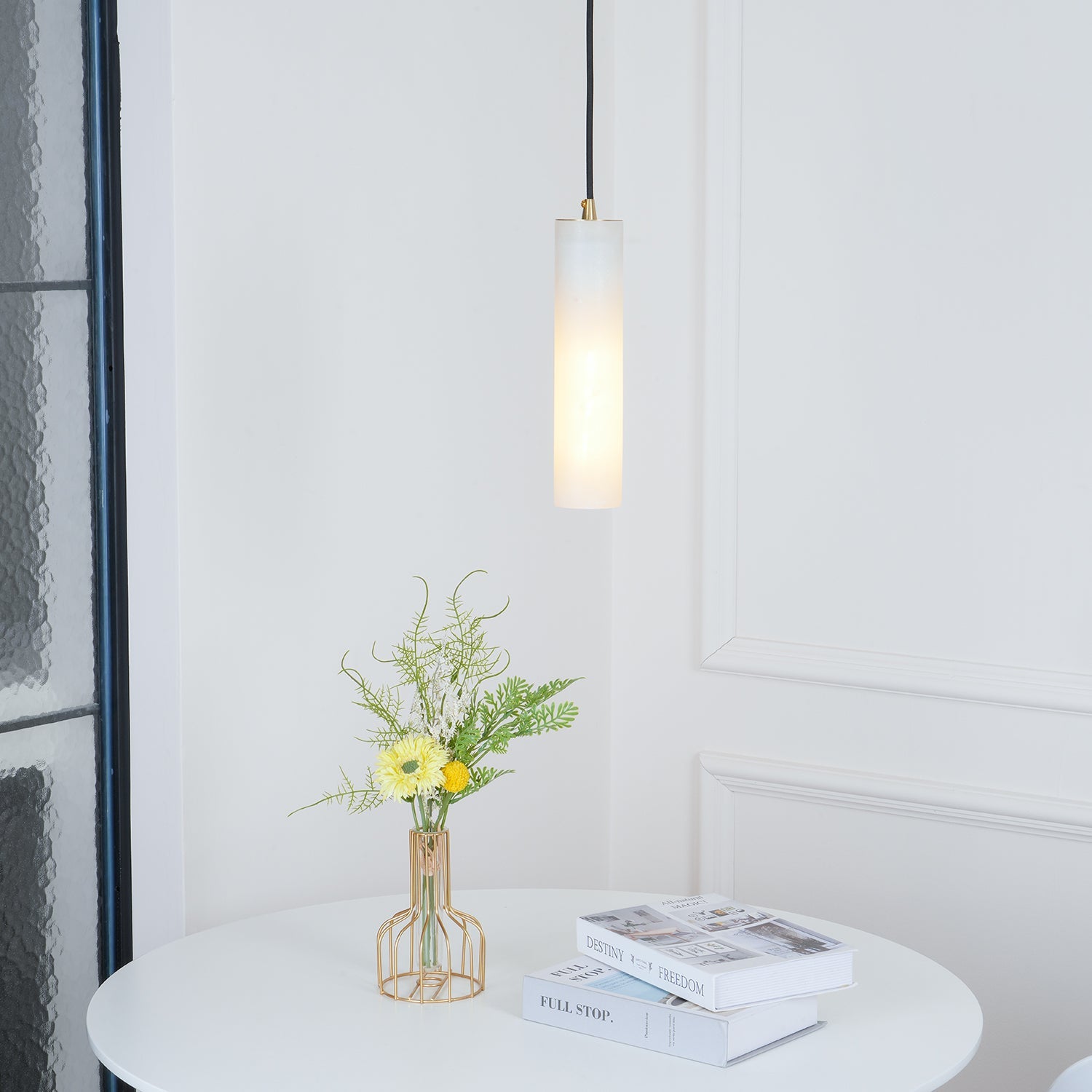 Soliande | Suspension en Albâtre – Design architectural raffiné