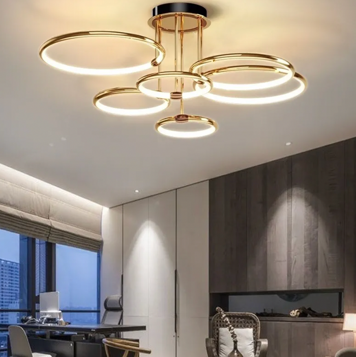 Néoria | Plafonnier LED – Lumière Chaleureuse et Moderne