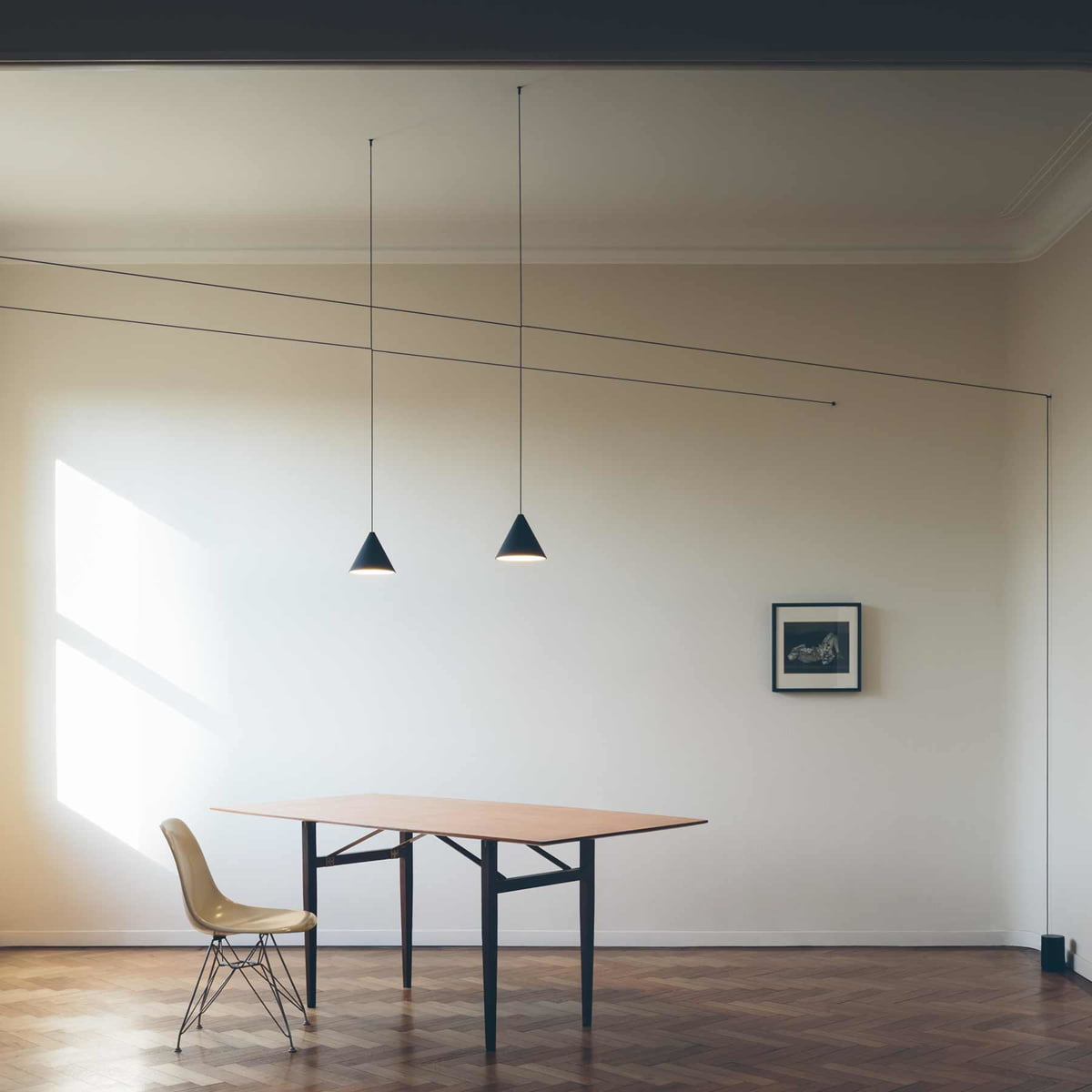 Georys | Suspension Moderne – Design Géométrique et Style Dynamique