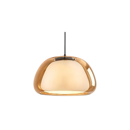 Suspension Luminaire en Verre Transparent avec Dôme Cristallin, Câble Réglable de 120 cm - Lustre Moderne pour Intérieur Contemporain 0