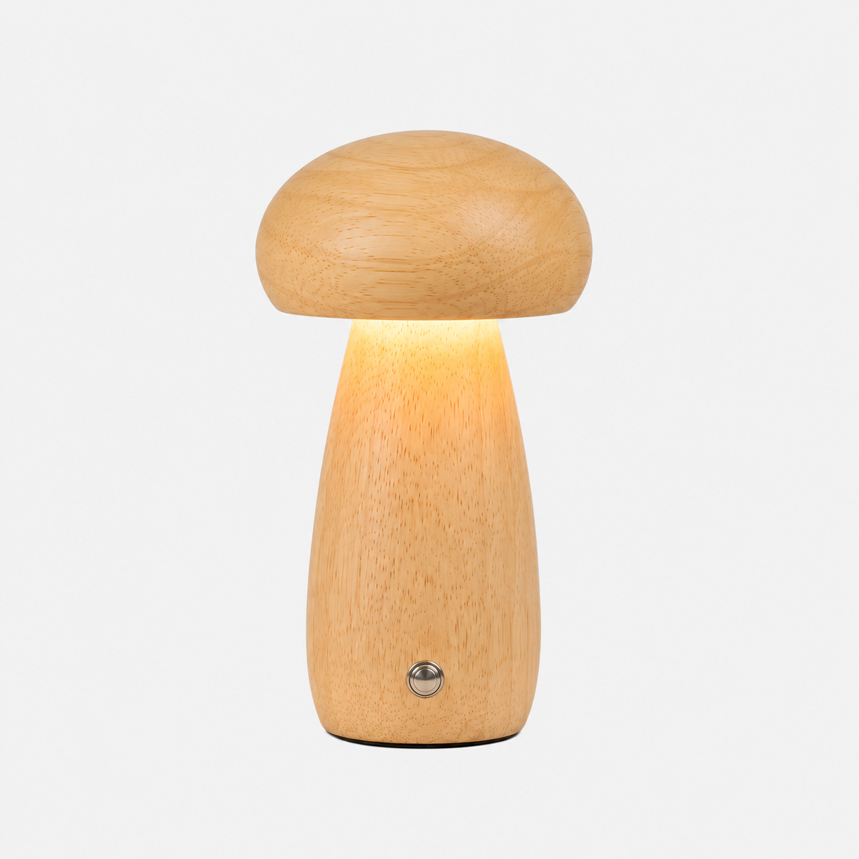 Sylvéra | Lampe Champignon – Élégance Naturelle et Rechargeable Beige 5.4cm x 5.4cm x 16.7cm