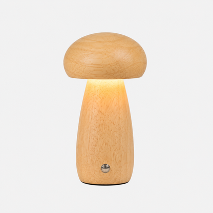 Sylvéra | Lampe Champignon – Élégance Naturelle et Rechargeable Beige 5.4cm x 5.4cm x 16.7cm