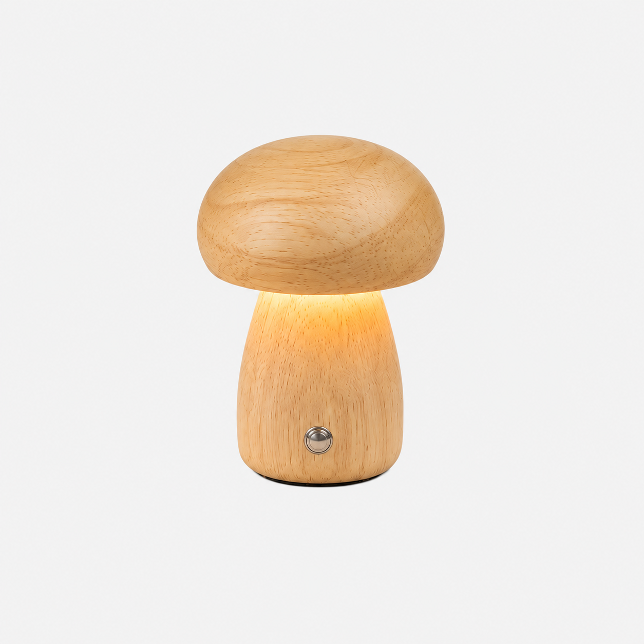 Sylvéra | Lampe Champignon – Élégance Naturelle et Rechargeable Beige 5cm x 5cm x 10cm