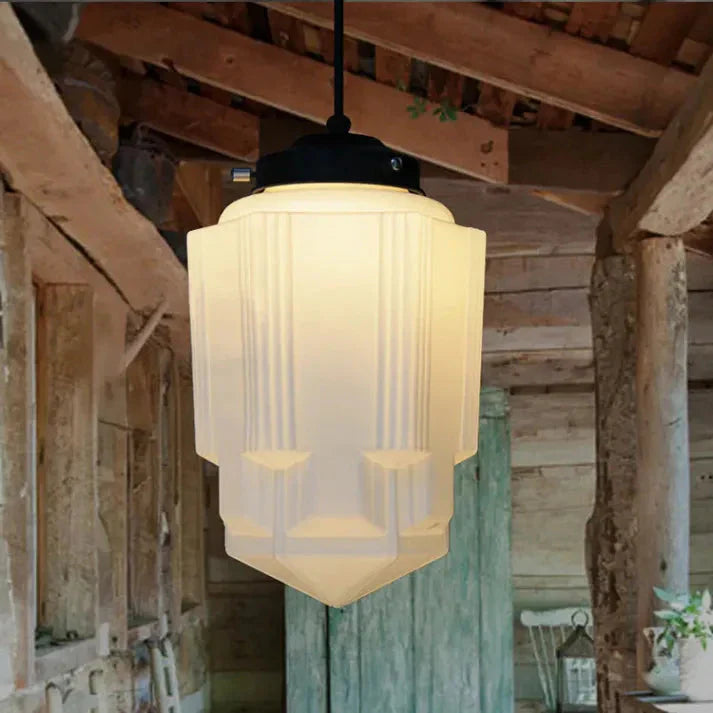 Prisméa | Suspension Géométrique – Lueur Vintage Chaleureuse