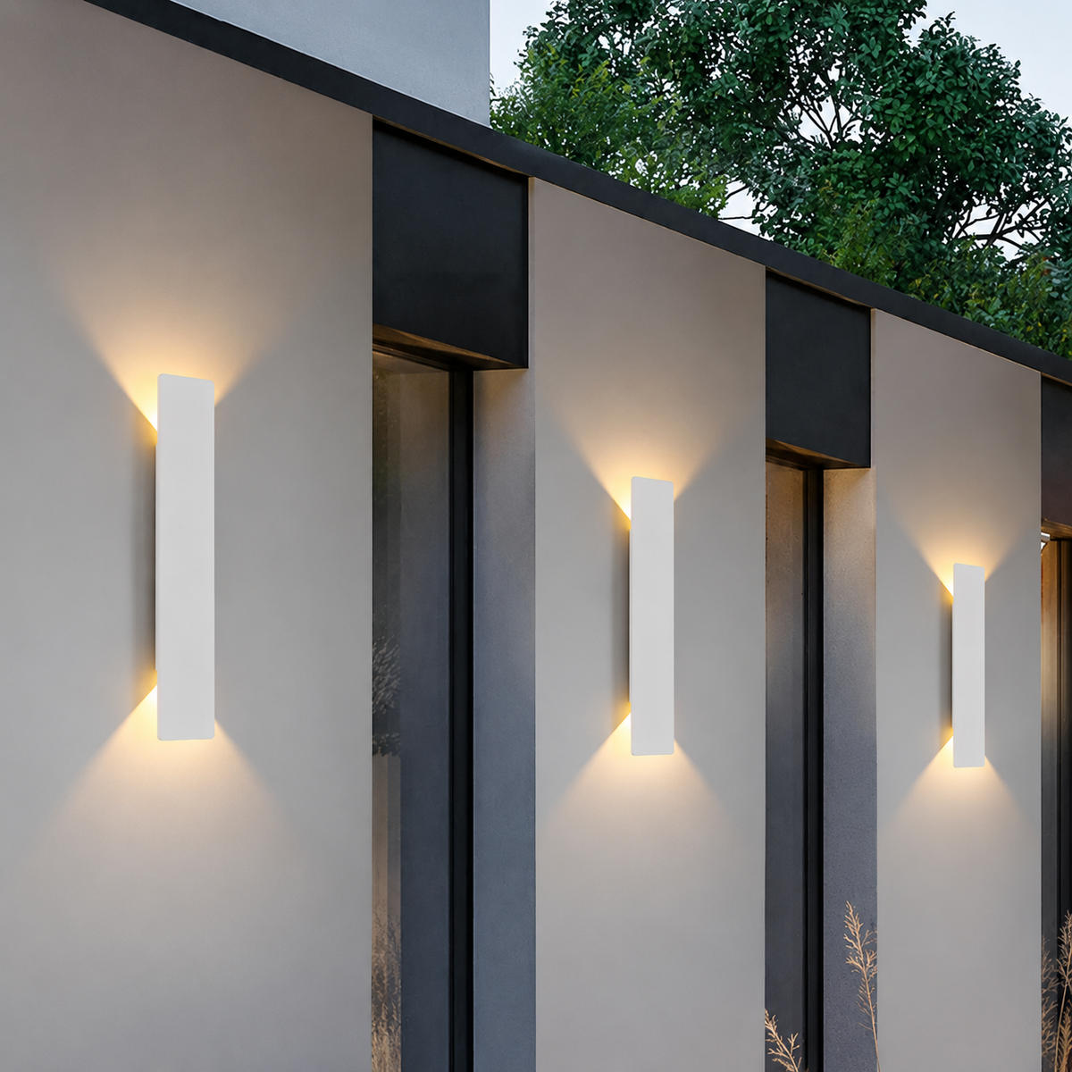 Tavéra | Applique Murale Extérieure – Design Élégant et Résistant aux Intempéries Blanc