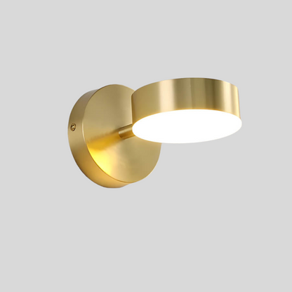 Clairora | Applique Murale LED Cuivre – Design Scandinave Élégant