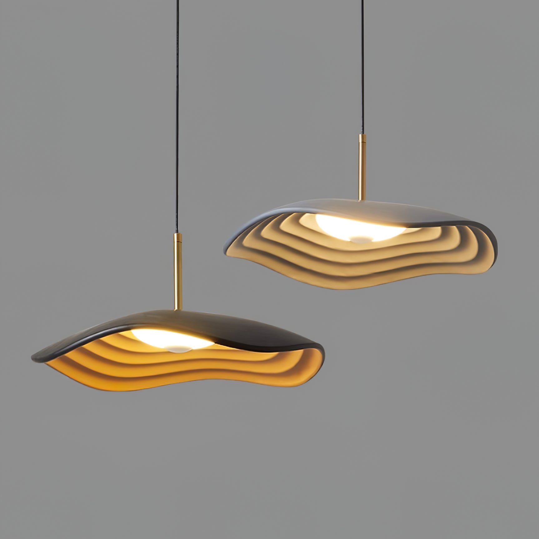 Maréva | Suspension LED – Courbes Élégantes et Éclat Raffiné