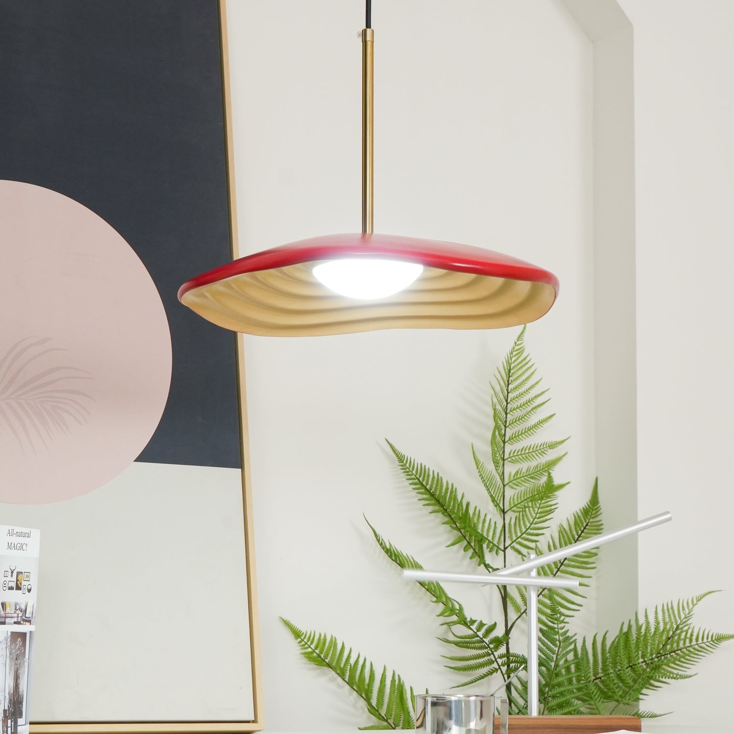 Maréva | Suspension LED – Courbes Élégantes et Éclat Raffiné