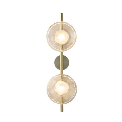 Veralis - Applique Murale Contemporaine Transparent 65cm