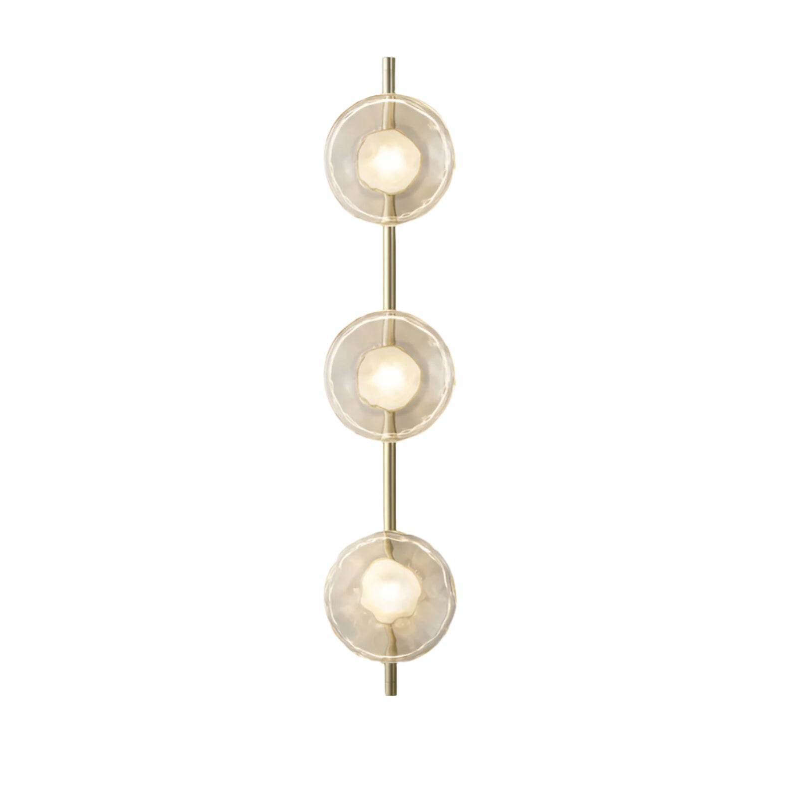 Veralis - Applique Murale Contemporaine Transparent 95cm Doré