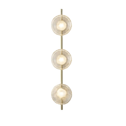 Veralis - Applique Murale Contemporaine Transparent 95cm Doré