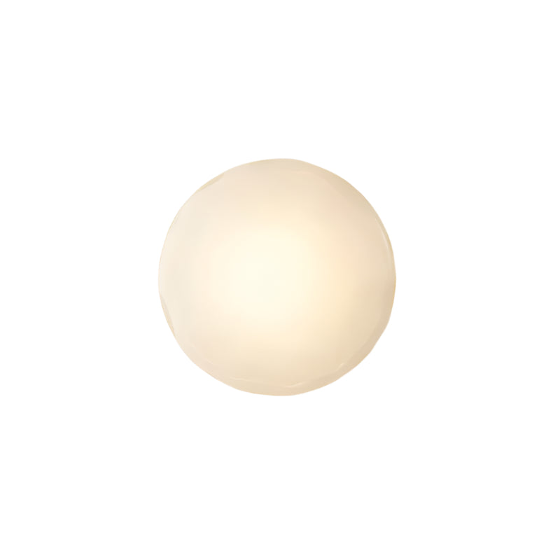 Veralis - Applique Murale Contemporaine Blanc 20cm Doré