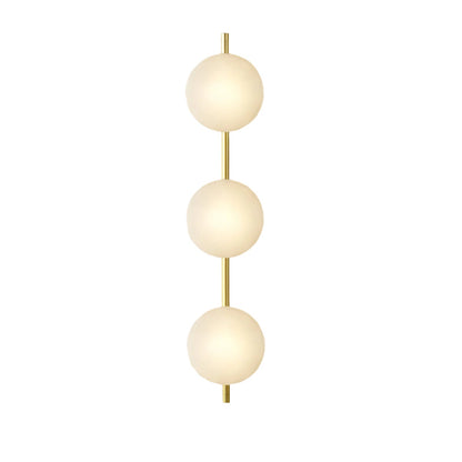 Veralis - Applique Murale Contemporaine Blanc 95cm Doré