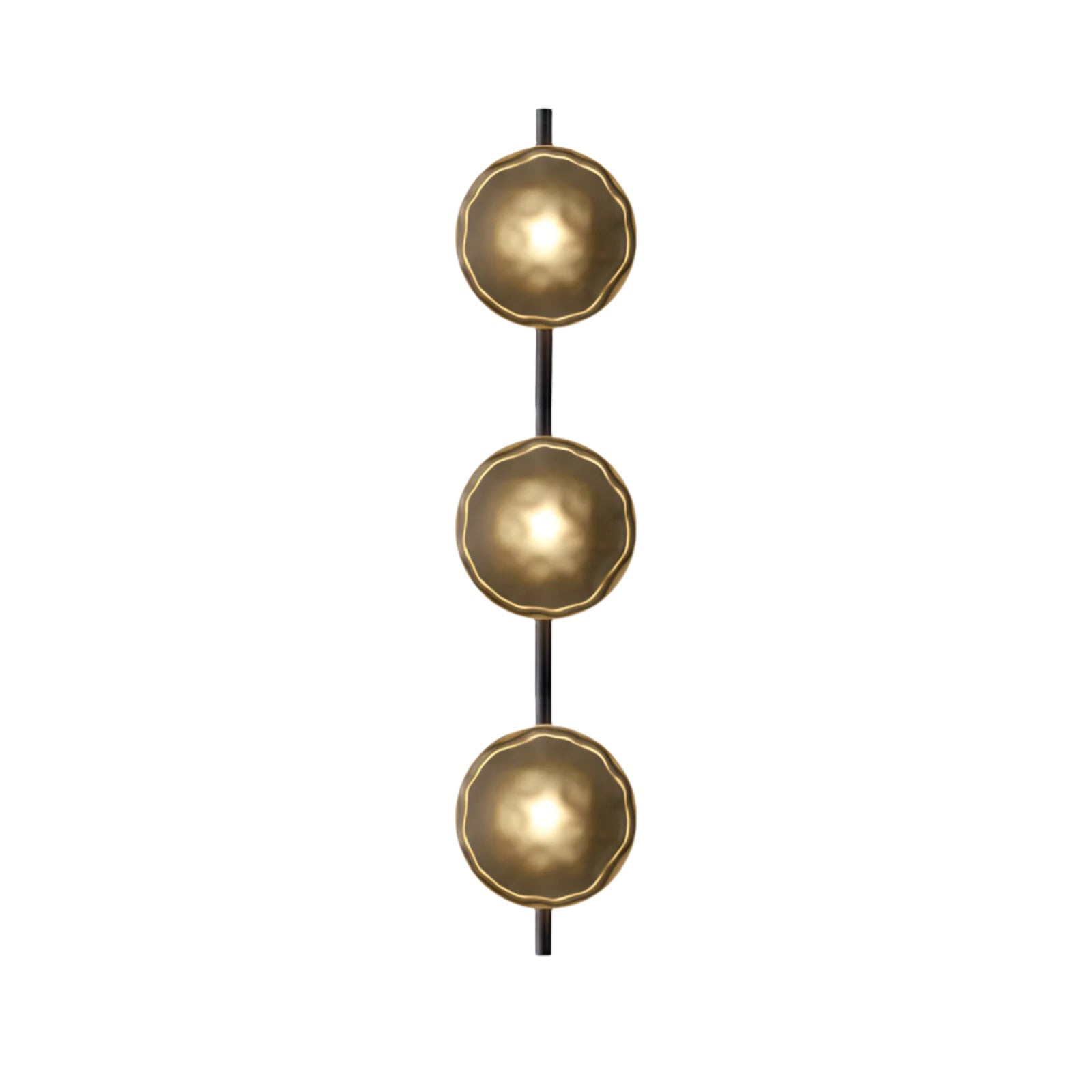 Veralis - Applique Murale Contemporaine Ambre 95cm Noir