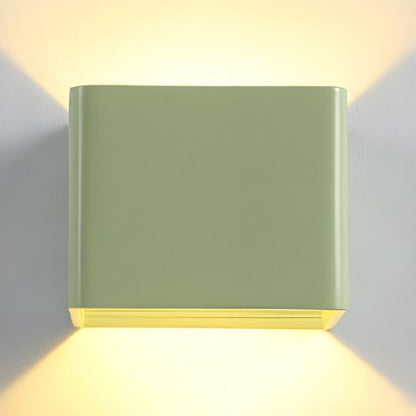 Walluxe - Applique Murale LED Compacte À Double Faisceau Vert Lumière Froide L10 X H8CM (5W)