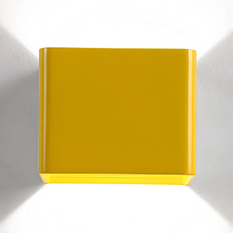 Walluxe - Applique Murale LED Compacte À Double Faisceau Jaune Lumière Froide L10 X H8CM (5W)