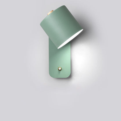 Waluxe - Applique Murale LED Avec Interrupteur Intégré Vert