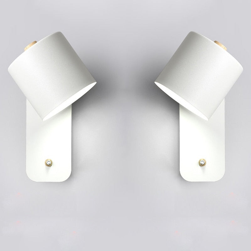Waluxe - Applique Murale LED Avec Interrupteur Intégré 2 Blanc