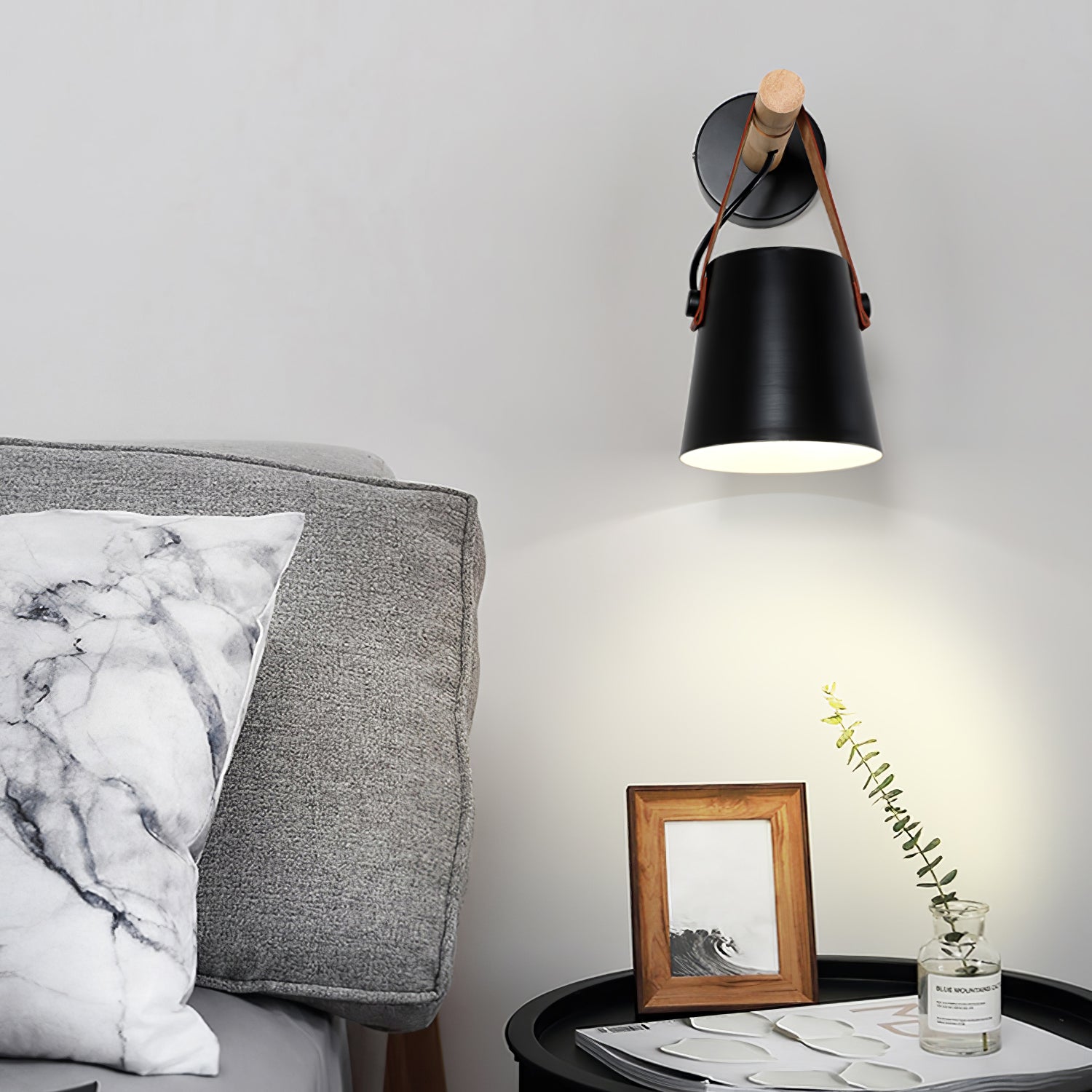 Lustora Applique Murale LED Bois – Élégance Naturelle et Moderne