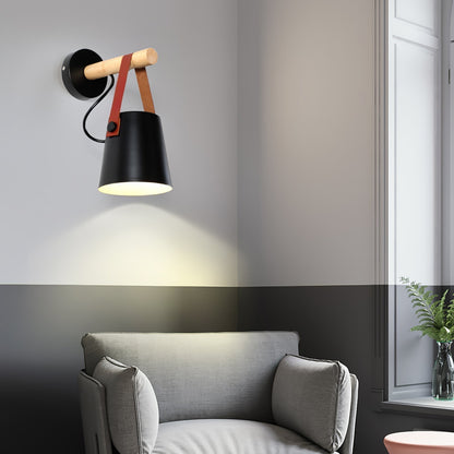 Lustora Applique Murale LED Bois – Élégance Naturelle et Moderne