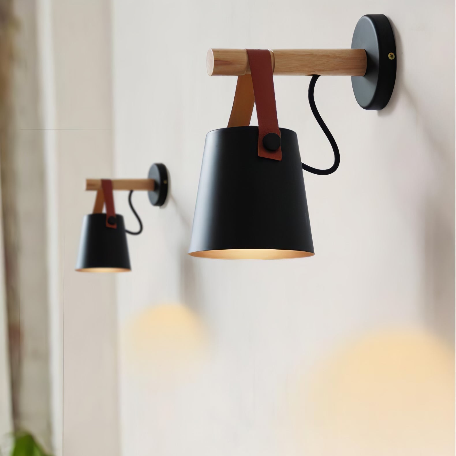 Lustora Applique Murale LED Bois – Élégance Naturelle et Moderne