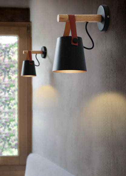 Lustora Applique Murale LED Bois – Élégance Naturelle et Moderne