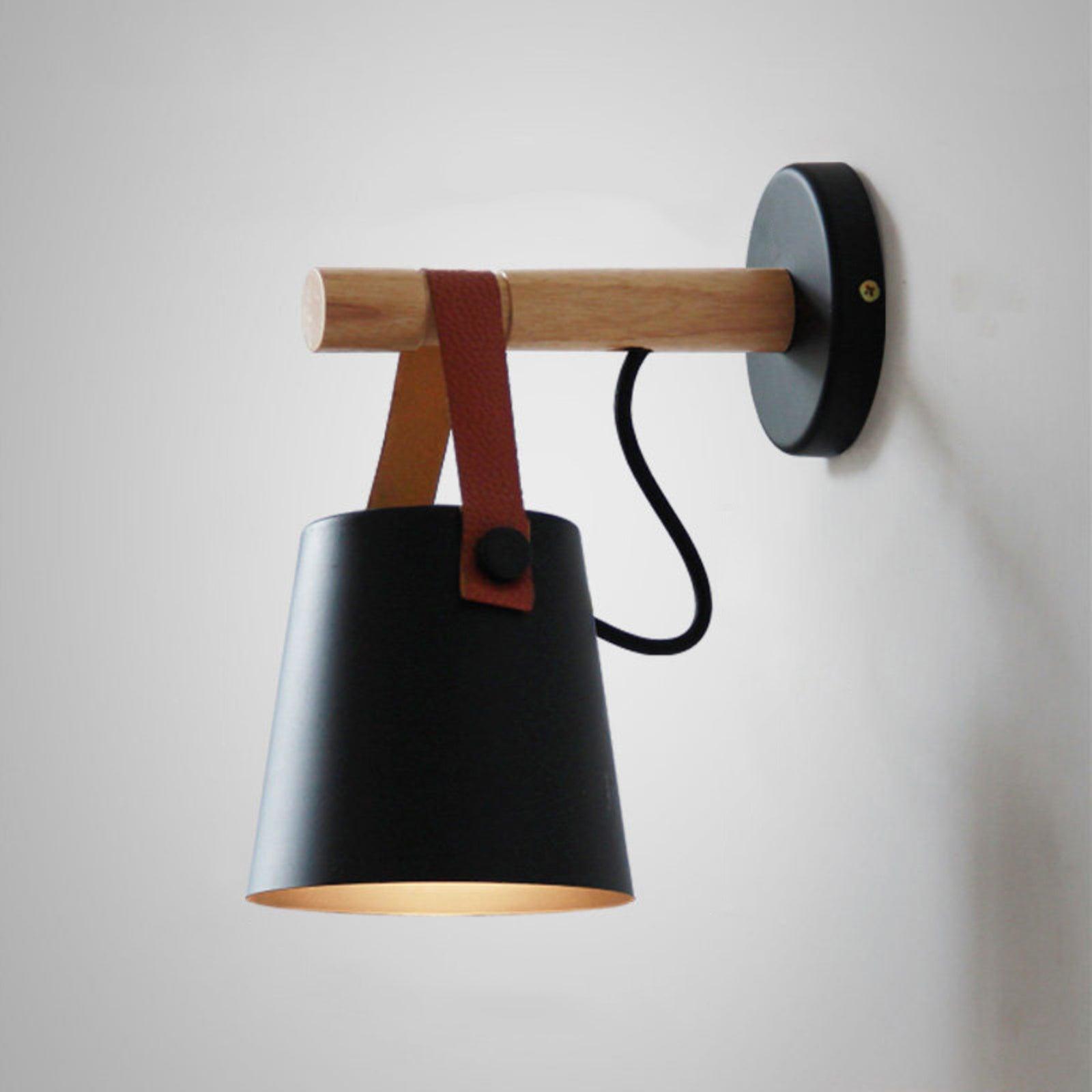 Lustora Applique Murale LED Bois – Élégance Naturelle et Moderne
